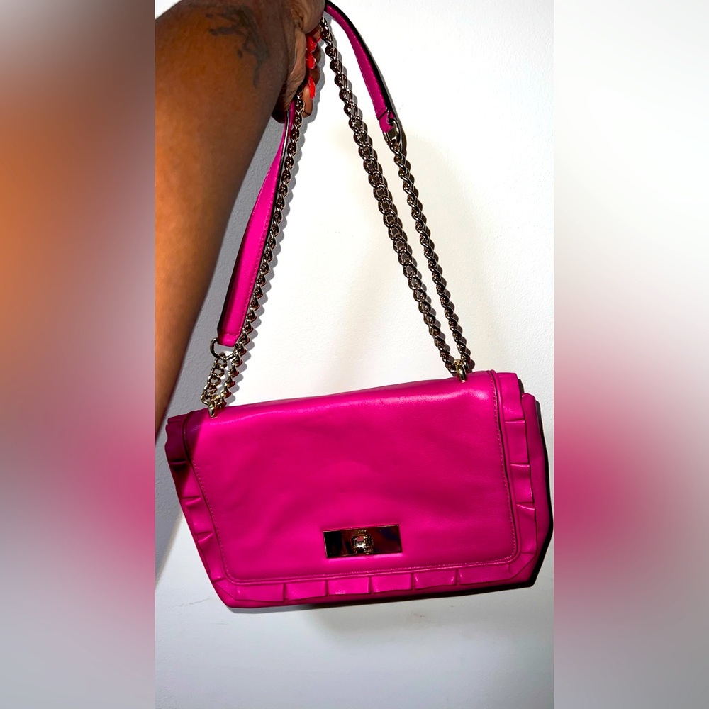 Kate Spade Barbie Pink leather Purse